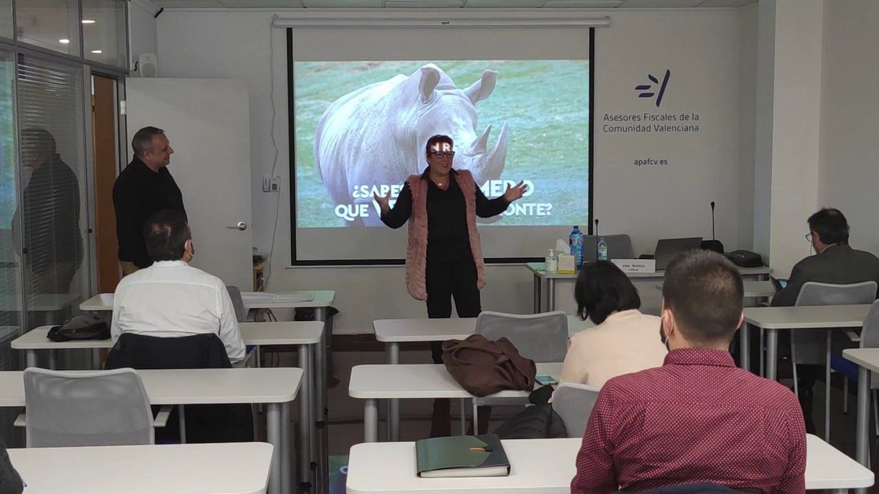 Formación para empresas — ponencia con proyección